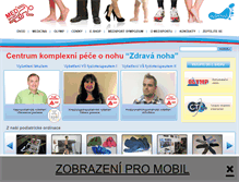 Tablet Screenshot of medsport.cz