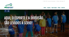 Desktop Screenshot of medsport.com.br